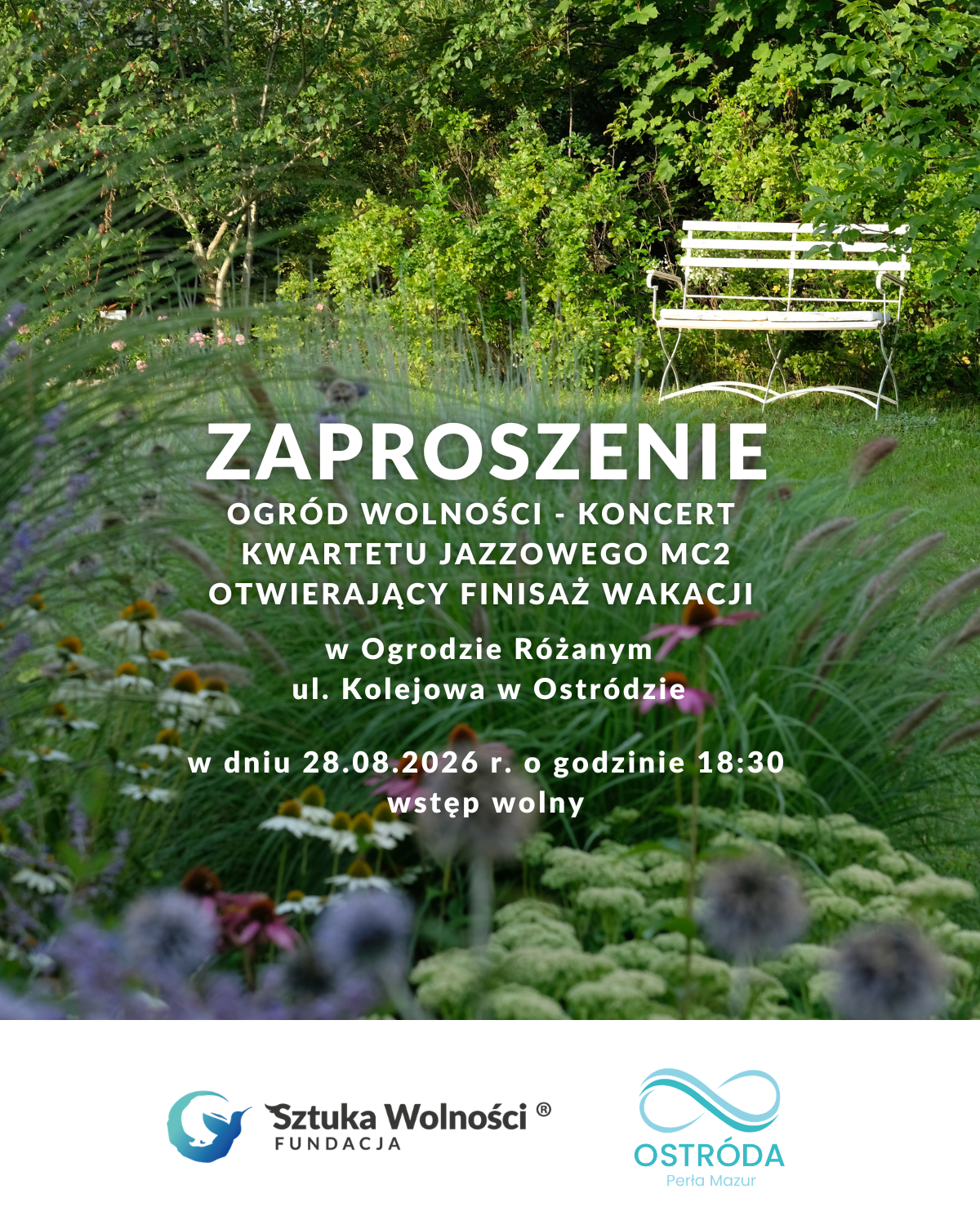 Zaproszenie Ogród Wolności 2026
